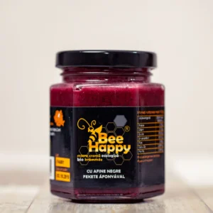 Miere Polifloră Cremoasă cu Afine Negre Ecologică - 250 g
