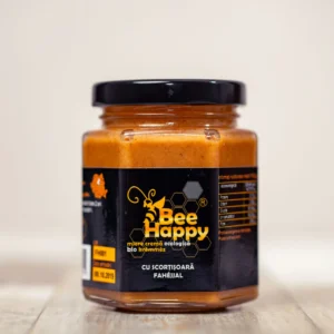 Miere Polifloră Cremoasă cu Scorțisoară Ecologică - 250 g